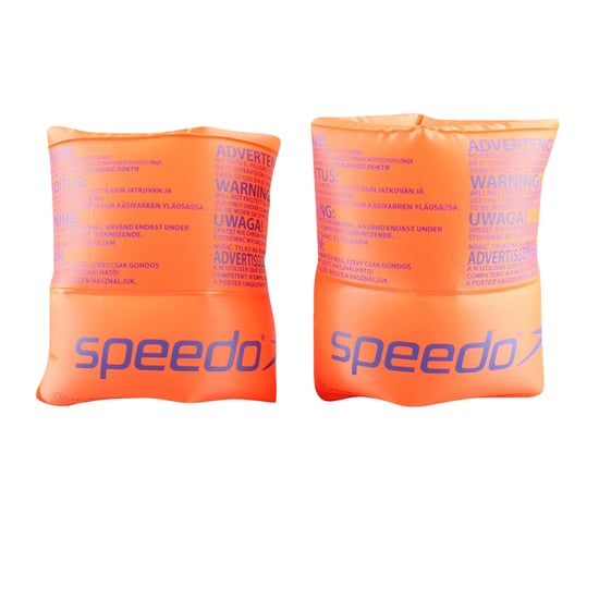 Speedo - Kinder Schwimmflügel "Rollup" (Leuchtend Orange/Blau) - Image 1
