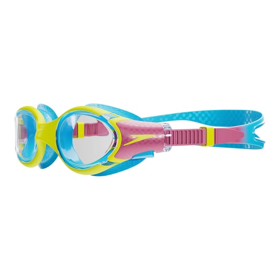 Speedo - "2.0" Passt sich dem Gesicht an Schwimmbrille 2024 für Kinder (Gelb/Pink) - Image 3