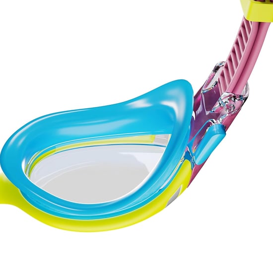 Speedo - "2.0" Passt sich dem Gesicht an Schwimmbrille 2024 für Kinder (Gelb/Pink) - Image 4