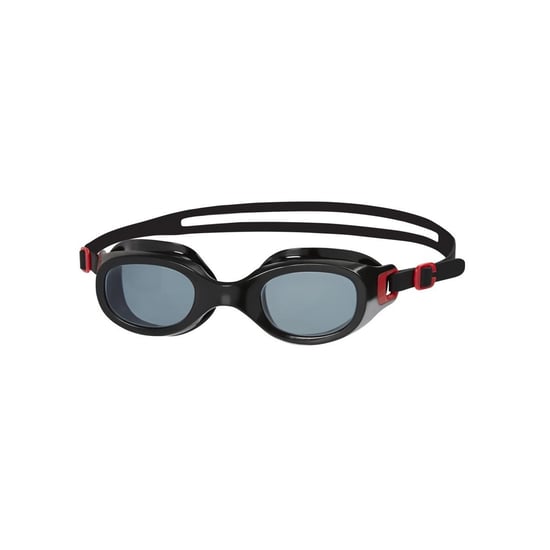 Speedo - "Futura Classic" Schwimmbrille für Herren/Damen Unisex (Rauch-Grau/Rot) - Image 1