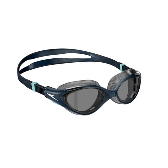 Speedo - "Biofuse 2.0" Schwimmbrille 2024 für Damen (Blau/Rauch-Grau) - Image 2