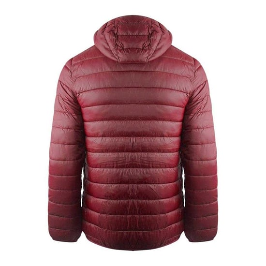 Aquascutum - "Bordeaux" Kapuzenjacke für Herren, Logo (Rot) - Image 2