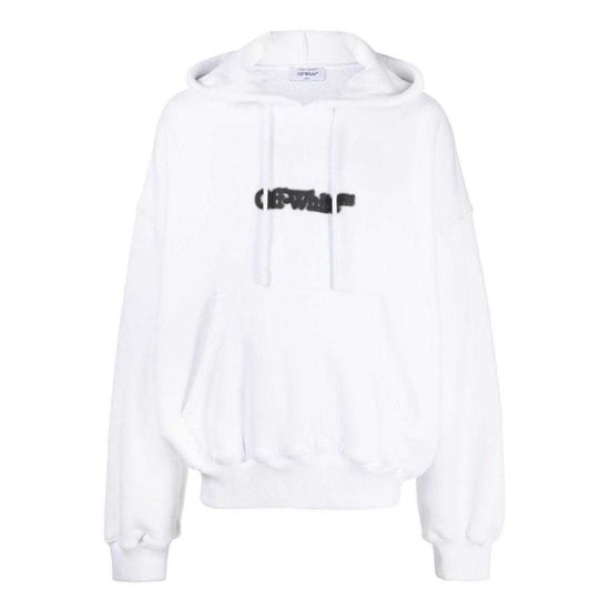 Off-White - "Blurr Book" Kapuzenpullover für Herren/Damen Unisex, Übergroß (Weiß) - Image 1