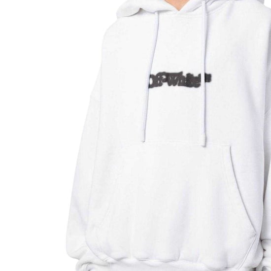 Off-White - "Blurr Book" Kapuzenpullover für Herren/Damen Unisex, Übergroß (Weiß) - Image 3