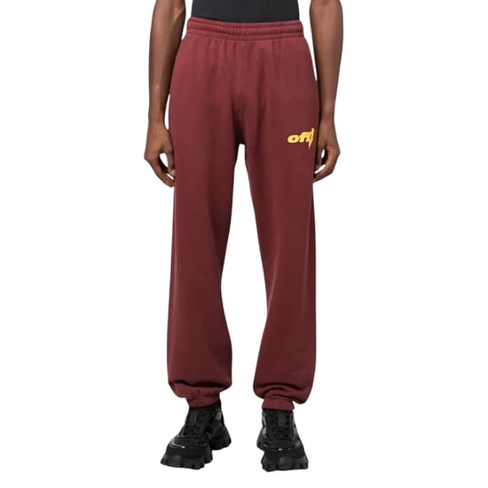 Off White - "Thunder Stable" Jogginghosen für Herren/Damen Unisex (Burgunderrot) - Image 3