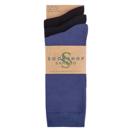 3er Pack Damen Schlichte Bambus-Socken - Weiche Atmungsaktive Alltags-Komfortsocken - Image 2