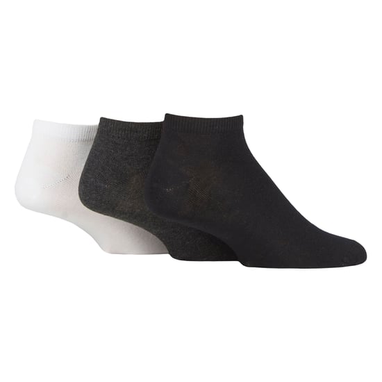 Sock Shop 3er-Pack Herren Sneaker-Liner-Socken aus Bambus, weich und atmungsaktiv - Mehrfarbig - Image 1