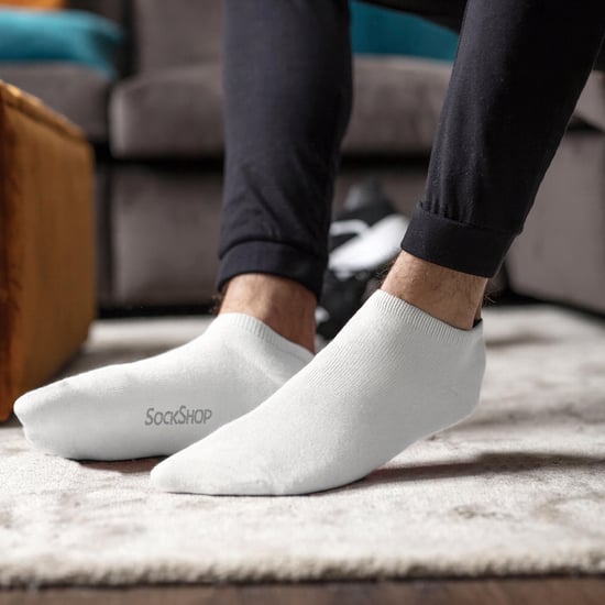 Sock Shop 3er-Pack Herren Sneaker-Liner-Socken aus Bambus, weich und atmungsaktiv - Mehrfarbig - Image 5