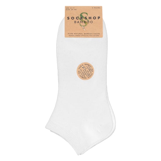 3er-Pack Herren Einfarbige Bambus Sneaker Socken - Weiche Atmungsaktive Alltagsbequemlichkeit - Image 2