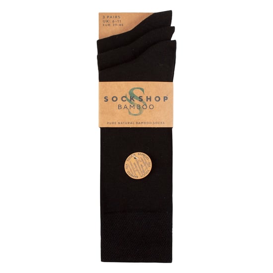 3er-Pack Herren Plain und gemusterte Bambus-Socken - Weich, atmungsaktiv, für den täglichen Komfort - Image 2