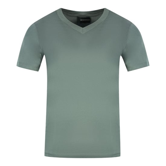 Emporio Armani - T-Shirt für Herren/Damen Unisex, V-Ausschnitt (Dunkelgrau) - Image 1