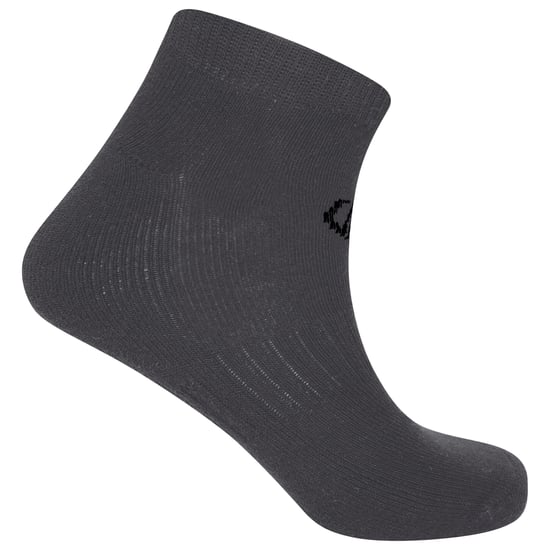 Dare 2B - "Essentials" Knöchelsocken für Herren/Damen Unisex (2er-Pack) (Ebenholz-Grau) - Image 2