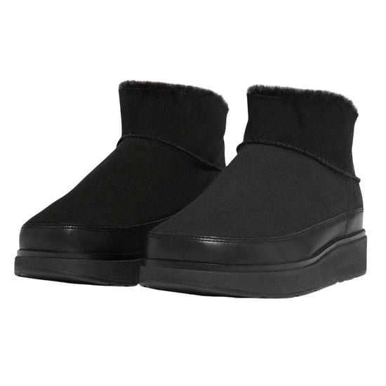 Fit Flop - "Gen-FF Ultra Mini" Doubleface Stiefeletten für Damen, Lammfell (Schwarz) - Image 4