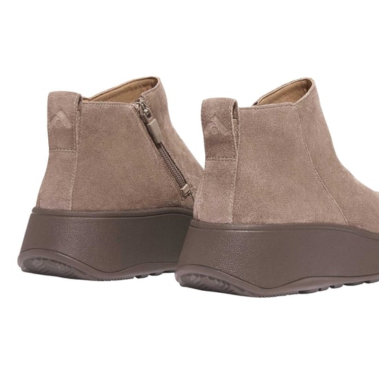 Fit Flop - "F-Mode" Stiefeletten für Damen, Wildleder, flach geformter Absatz (Grau) - Image 4