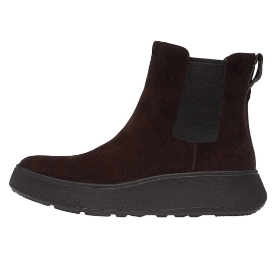 Fit Flop - "F-Mode" Stiefeletten für Damen, Wildleder, flach geformter Absatz (Braun) - Image 2
