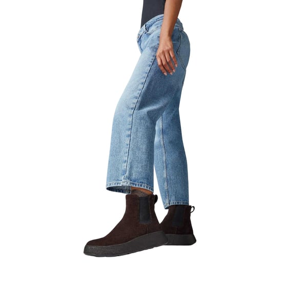 Fit Flop - "F-Mode" Stiefeletten für Damen, Wildleder, flach geformter Absatz (Braun) - Image 6