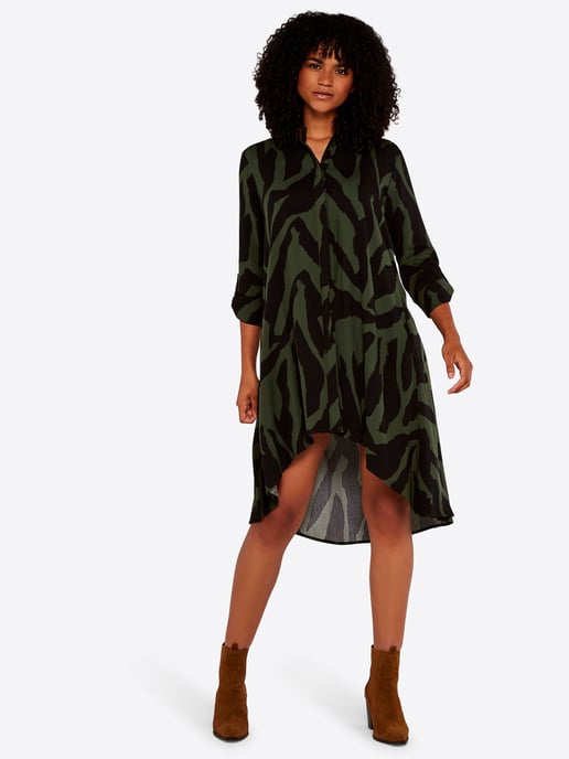 Apricot Hemdkleid mit Zebramuster - Image 1