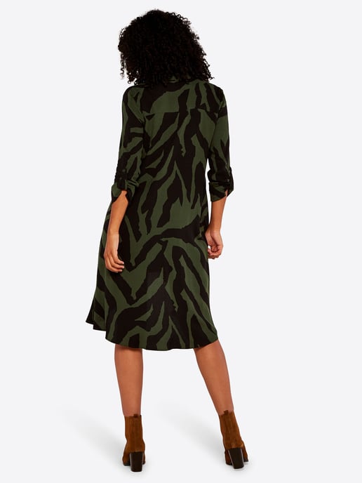 Apricot Hemdkleid mit Zebramuster - Image 2