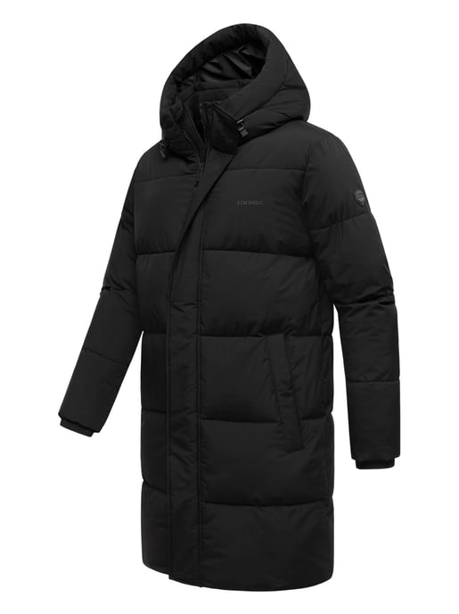 Stone Harbour Herren Steppmantel Hadrieen mit Fleecefutter & Kapuze - Image 3