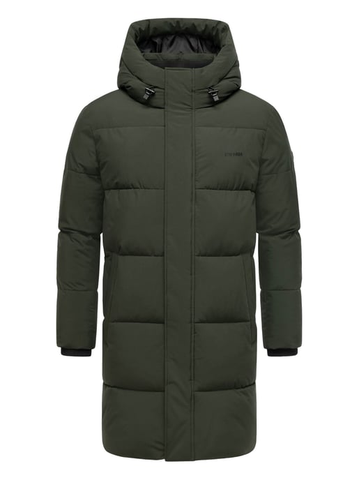 Stone Harbour Herren Steppmantel Hadrieen mit Fleecefutter & Kapuze - Image 2