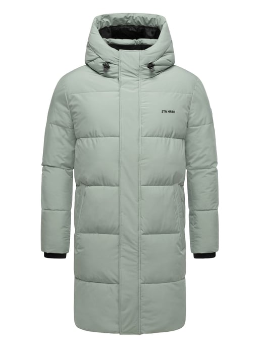 Stone Harbour Herren Steppmantel Hadrieen mit Fleecefutter & Kapuze - Image 2