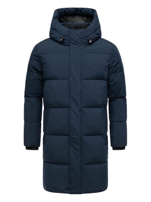Stone Harbour Herren Steppmantel Hadrieen mit Fleecefutter & Kapuze - Image 2