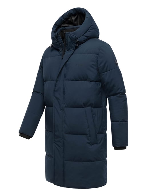 Stone Harbour Herren Steppmantel Hadrieen mit Fleecefutter & Kapuze - Image 3
