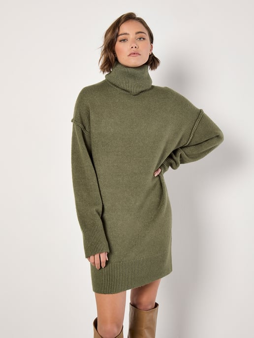 Apricot Pullover-Minikleid mit offener Naht - Image 1