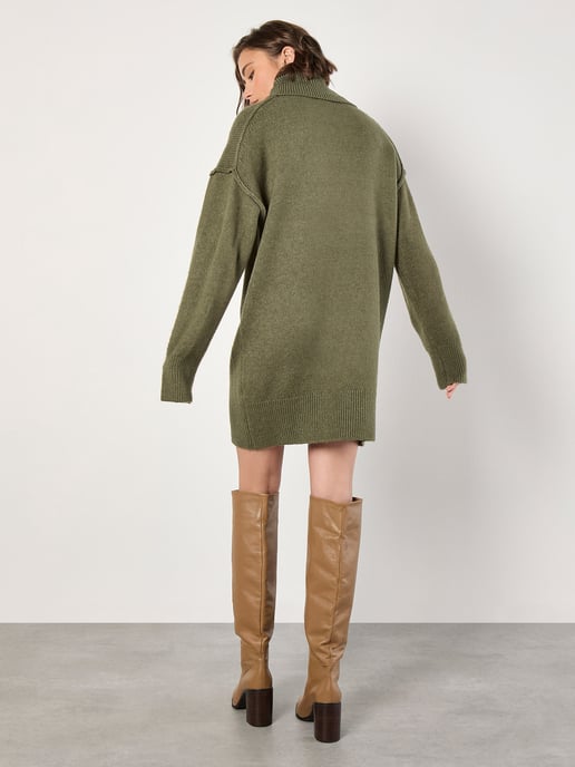 Apricot Pullover-Minikleid mit offener Naht - Image 4