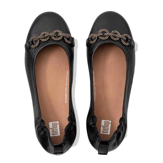 Fit Flop - "Allegro" Glitzer Ballerinas für Damen (Schwarz) - Image 3