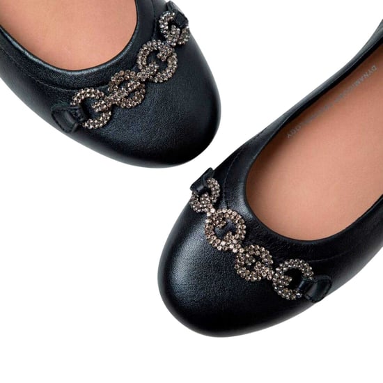 Fit Flop - "Allegro" Glitzer Ballerinas für Damen (Schwarz) - Image 4
