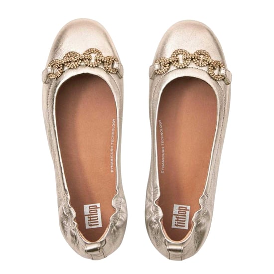 Fit Flop - "Allegro" Glitzer Ballerinas für Damen (Gold) - Image 3