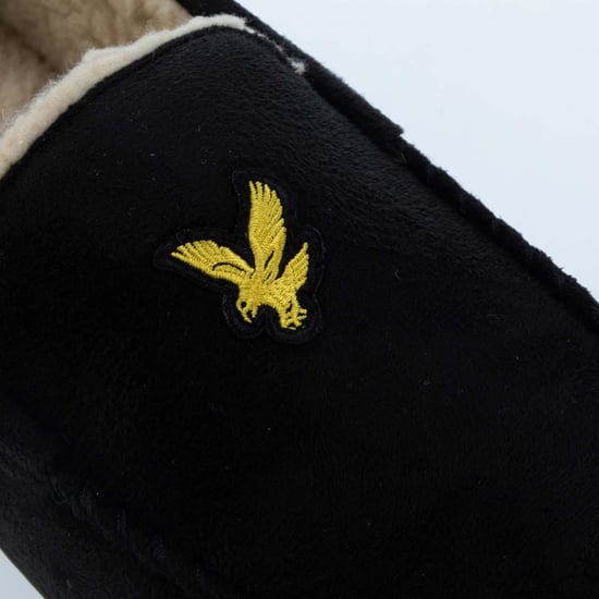 Lyle & Scott - Herren Mokassin-Hausschuhe "Aspen" (Schwarz) - Image 4