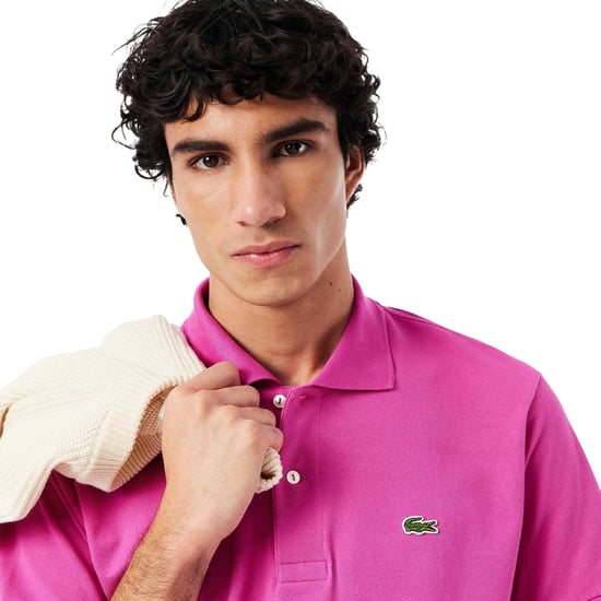 Lacoste - "L.12.12 Original" Poloshirt für Herren, Piqué, Klassisch (Pink) - Image 3