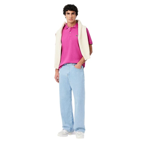 Lacoste - "L.12.12 Original" Poloshirt für Herren, Piqué, Klassisch (Pink) - Image 5