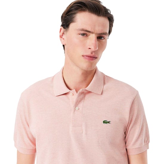 Lacoste - "L.12.12" Poloshirt für Herren, meliert, Klassisch (Pink) - Image 3