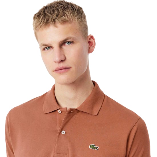 Lacoste - "L.12.12 Original" Poloshirt für Herren, Piqué, Klassisch (Hellbraun) - Image 3