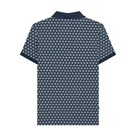 Lambretta - "Roundel" Poloshirt für Herren (Marine/Silber) - Image 2