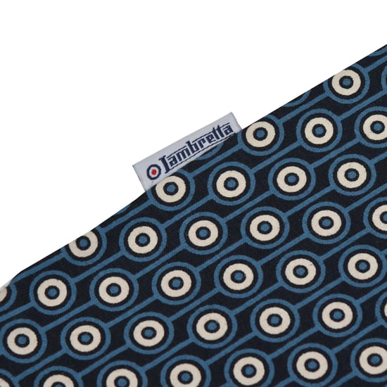 Lambretta - "Roundel" Poloshirt für Herren (Marine/Silber) - Image 4