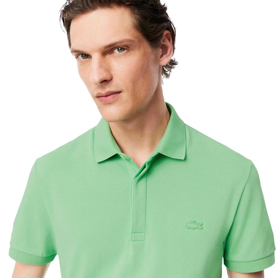 Lacoste - Poloshirt für Herren, Stretch, Piqué, Regulär (Grün) - Image 3