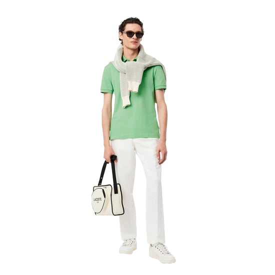 Lacoste - Poloshirt für Herren, Stretch, Piqué, Regulär (Grün) - Image 4