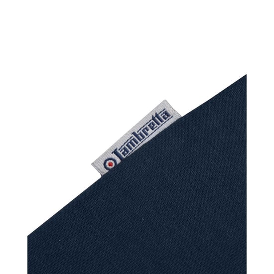 Lambretta - Poloshirt für Herren, Gingham Kragen, Groß und Hoch (Schwarz) - Image 3