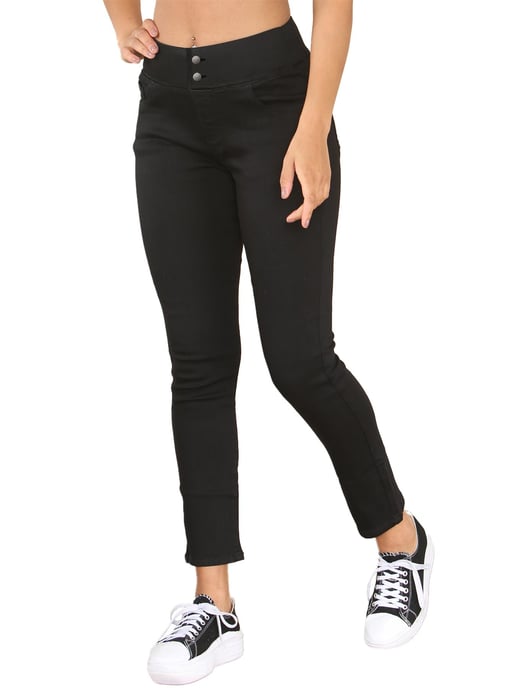 Enzo | Damen Jeans mit weitem Bund - Image 4