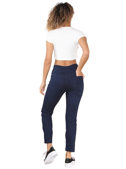Enzo | Damen Jeans mit weitem Bund - Image 5