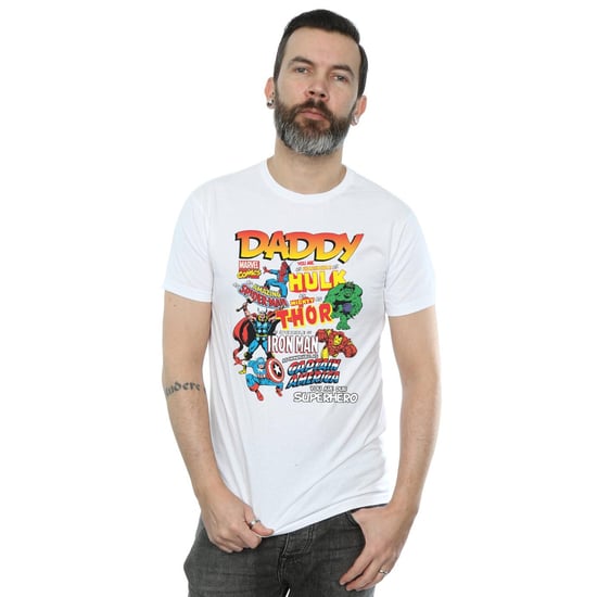 Marvel - "Our Dad Superhero" T-Shirt für Herren (Weiß) - Image 3