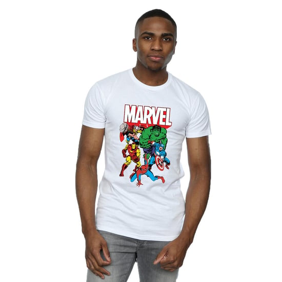 Marvel - "Hero Group" T-Shirt für Herren (Weiß) - Image 2