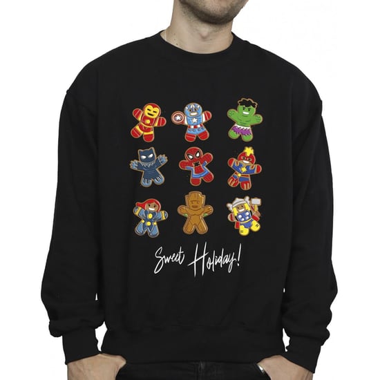 Marvel - "Gingerbread Avengers" Sweatshirt für Herren (Schwarz) - Image 3