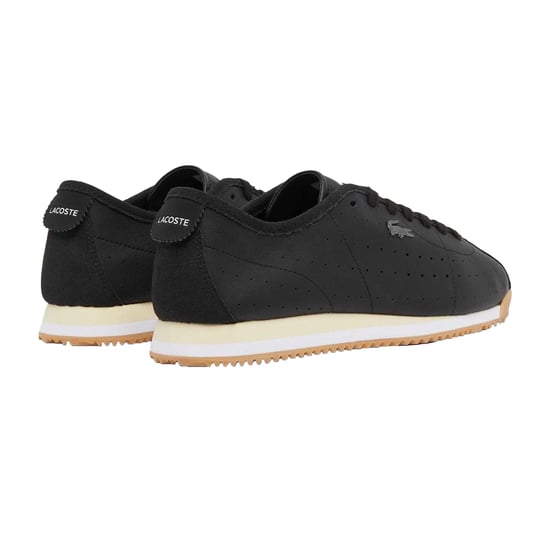 Lacoste - "Club" Sneaker für Herren, Leder, niedrig geschnitten (Schwarz) - Image 2