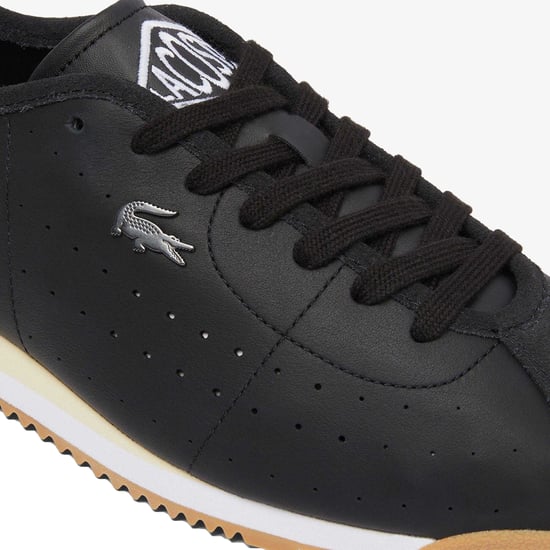 Lacoste - "Club" Sneaker für Herren, Leder, niedrig geschnitten (Schwarz) - Image 5