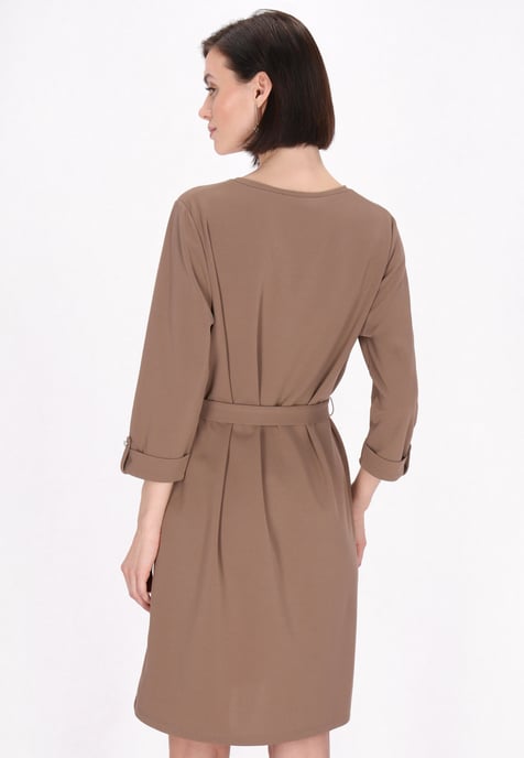 usha Kleid Frauen Beige - Image 4